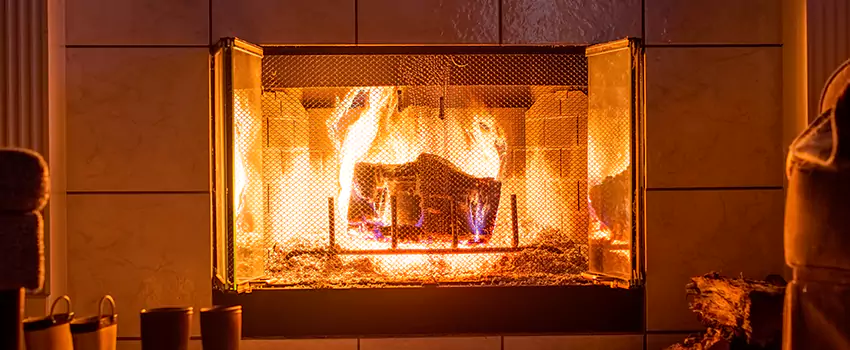 Mendota Hearth Landscape Fireplace Installation in Brenham, Texas