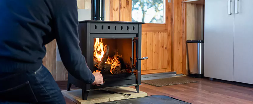 Open Hearth Wood Fireplace Installation in Brenham, TX
