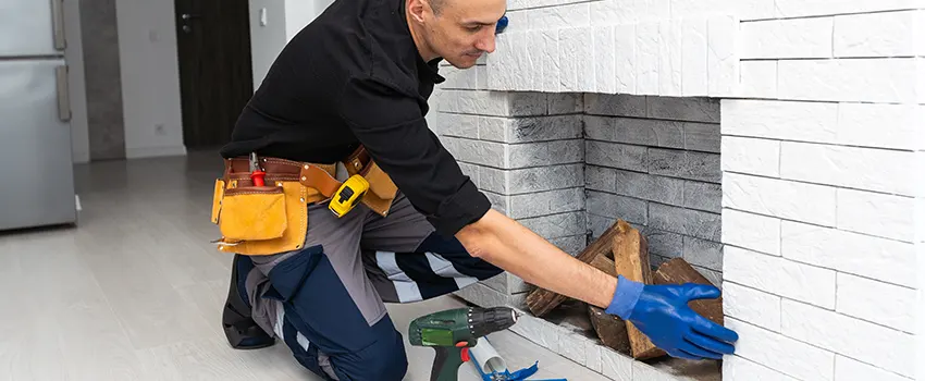 Fireplace Damaged Damper Frame Repair Services in Brenham, Texas