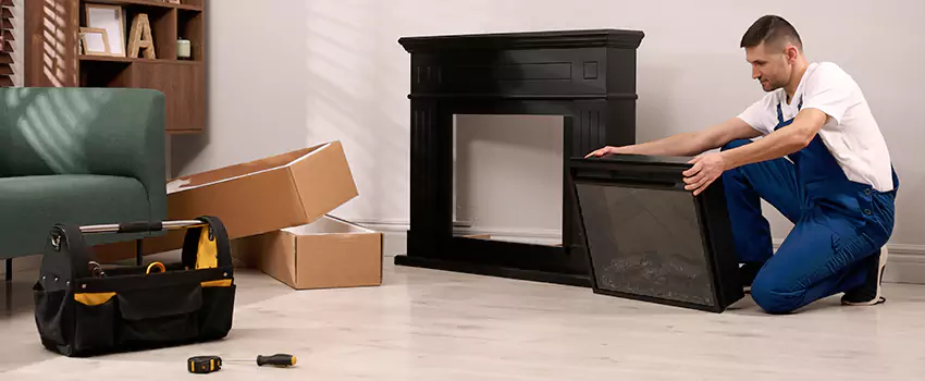 Old Rusted Metal Fireplace Repair And Replacement in Brenham, TX